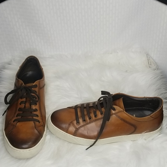 bruno magli westy leather sneaker
